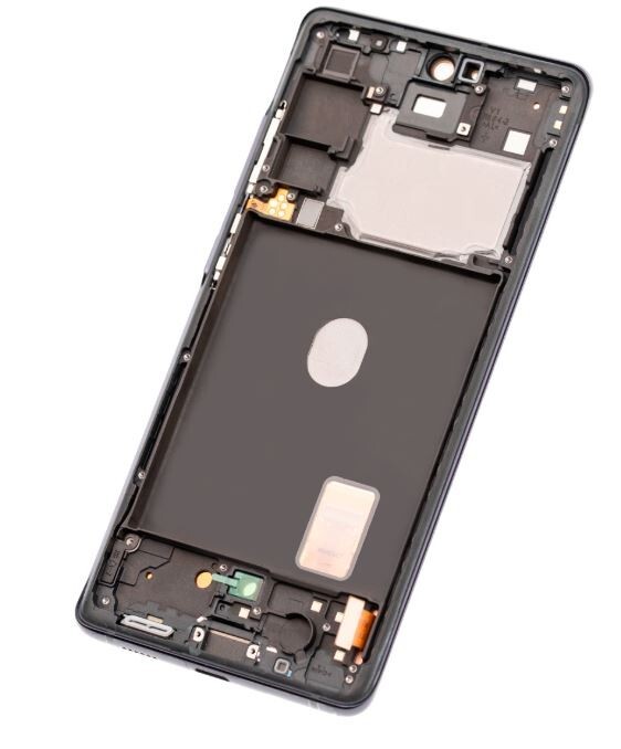 Original Oled Display For Samsung Galaxy S20 FE +Frame (Navy) Fingerprint Sensor