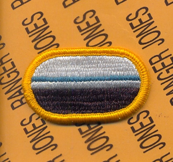 Co C 14th MI Bn LRS Airborne Ranger para oval patch 2 m/e