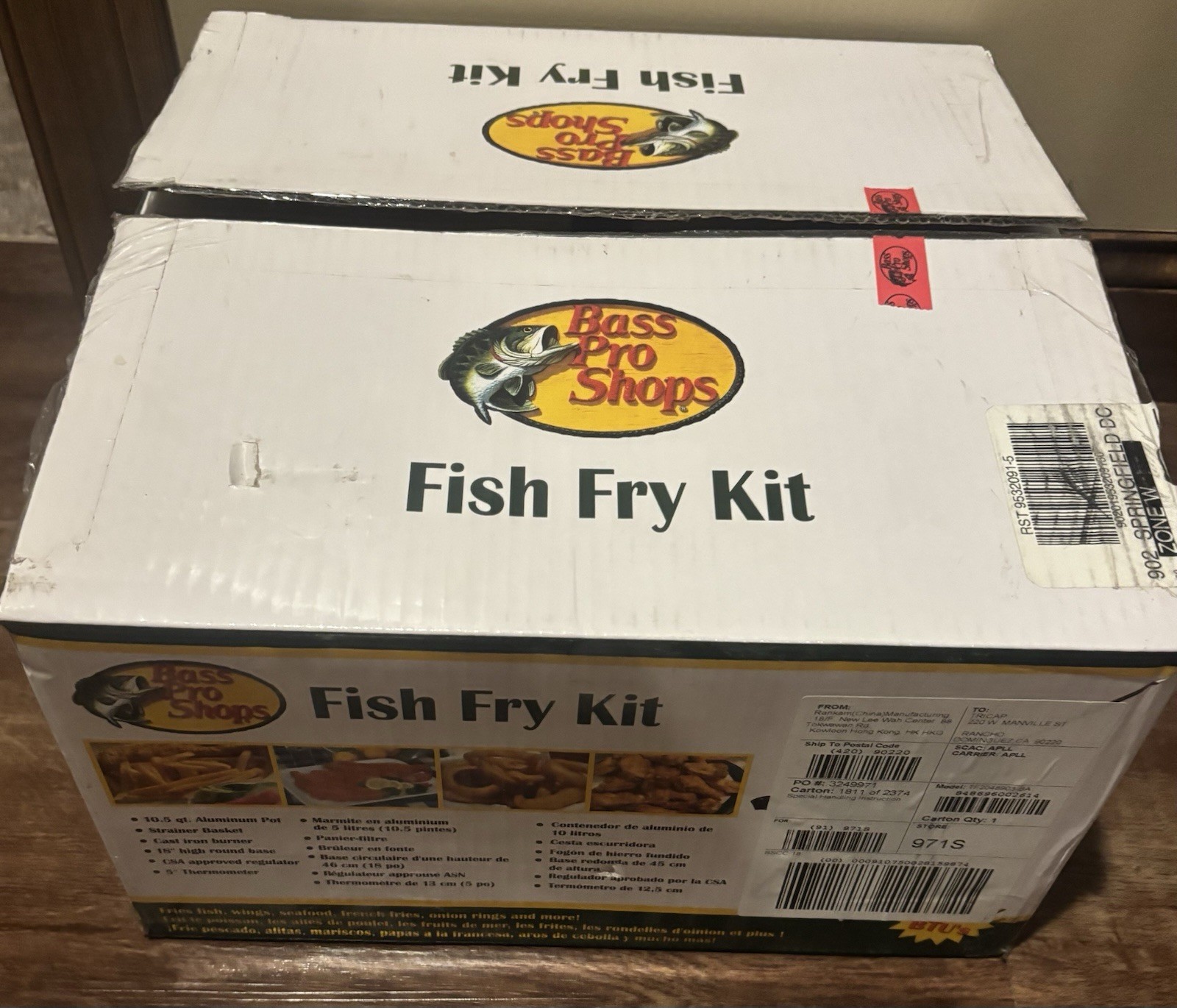 6.5 QT Outdoor Fish Fryer Kit Bass Pro Shops Aluminum Pot