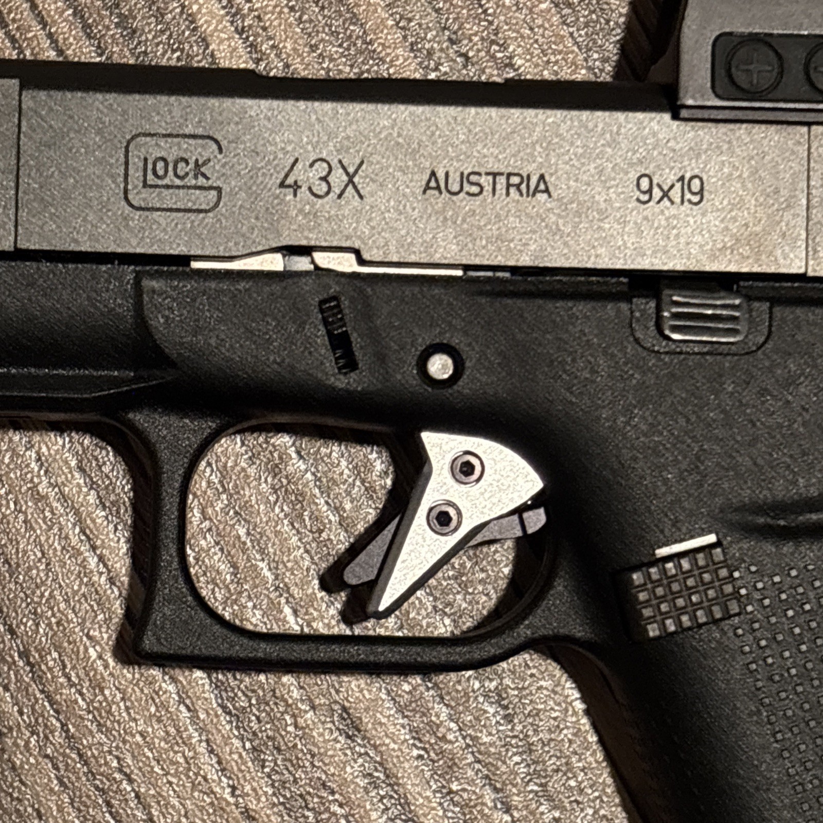 SJ Precision Glock 43 43x 48 Aluminum Trigger Shoe For All Glocks Semi Auto