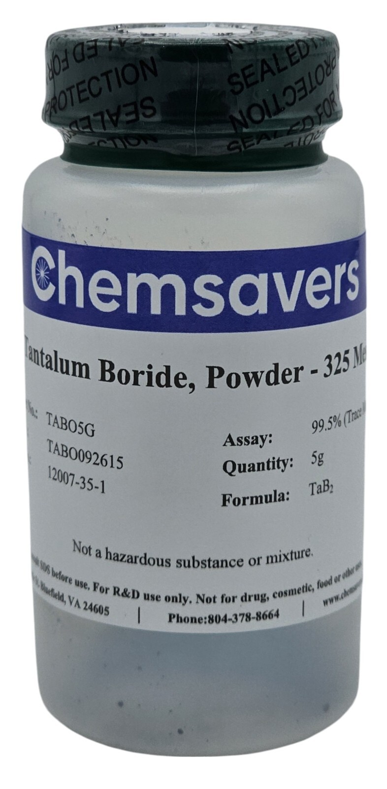 Tantalum Boride, 99.5% (Metals Basis), Powder -325 mesh, 5g