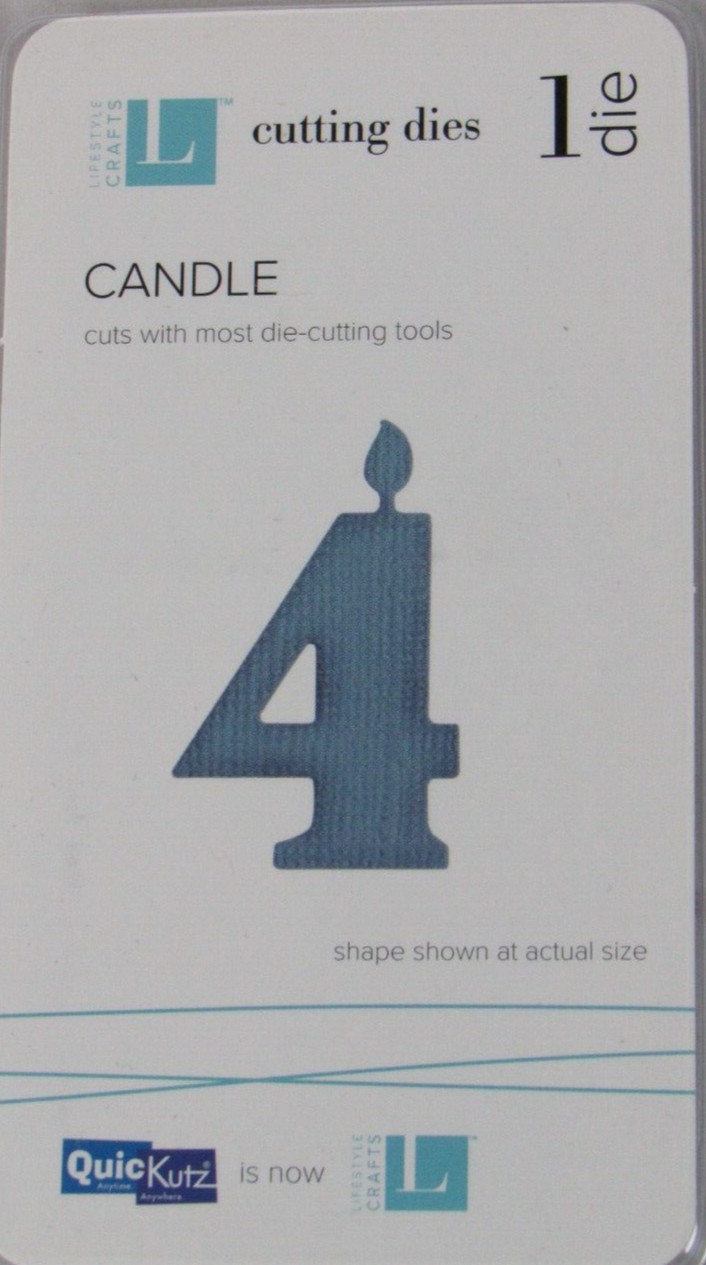 QuicKutz/Lifestyle Crafts Candle 2x2, 1 Cutting Die Set RS-0901