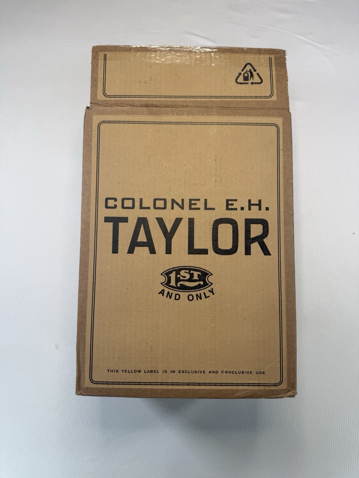 **RARE** Colonel E.H Taylor Barrel Proof Bourbon Whiskey Box / Case w/insert