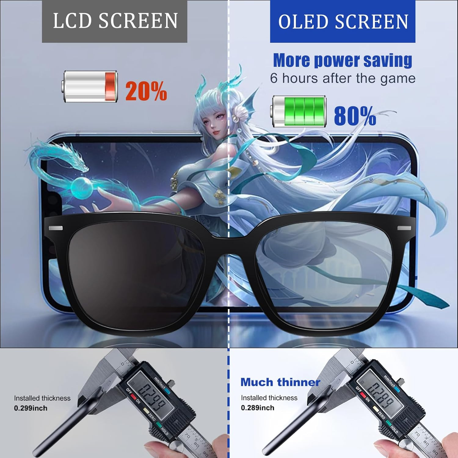 for Iphone XS MAX Screen Replacement OLED [NOT LCD] 6.5 Inch Display FHD Digitiz
