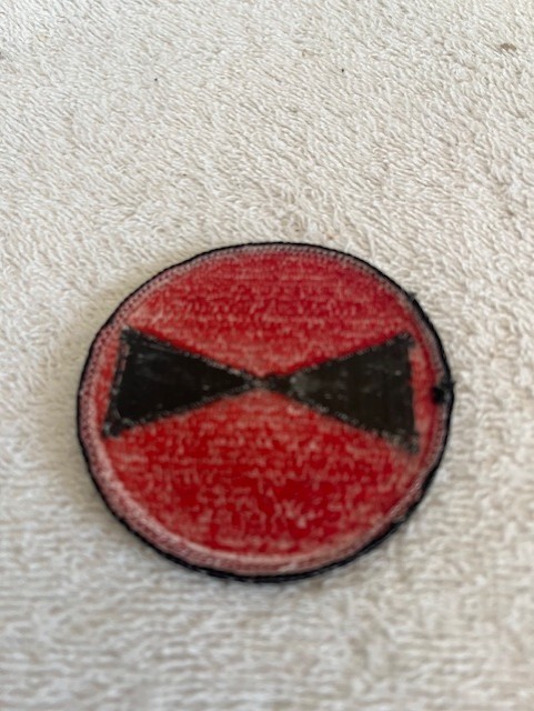 Vintage U.S. Army 7th Infantry Division Patch Hourglass Sew On Patch