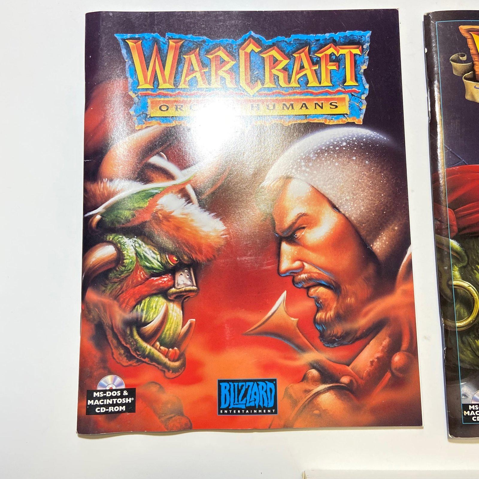 Warcraft And Advanced Dungeons & Dragons PC Game - MANUALS ONLY