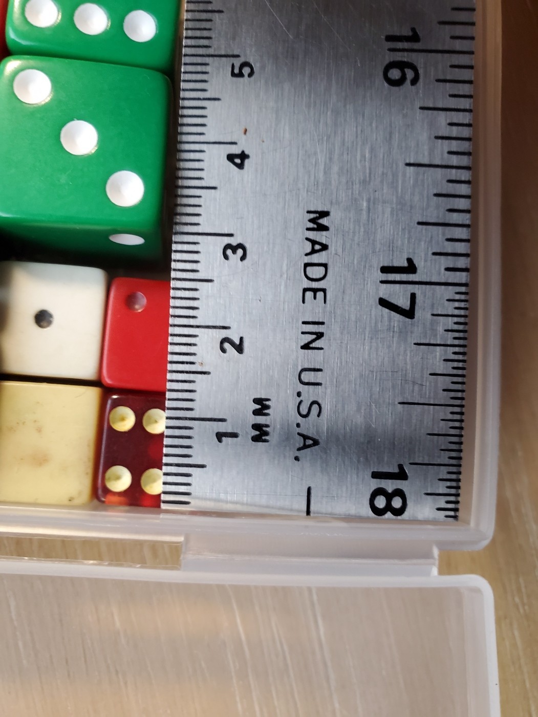 Anverdi Ungimmicked Dice, and Assorted Dice Sizes