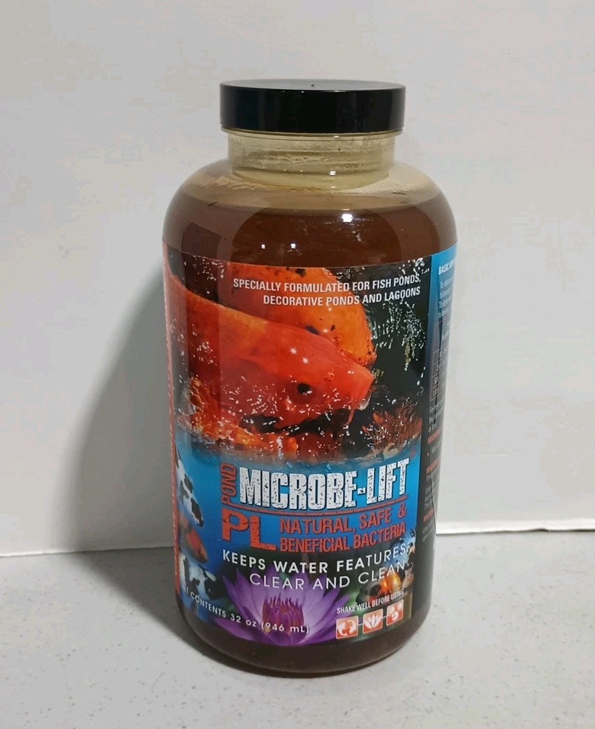 MICROBE-LIFT PL Pond Bacteria and Outdoor Water Garden Cleaner Safe for Live USA