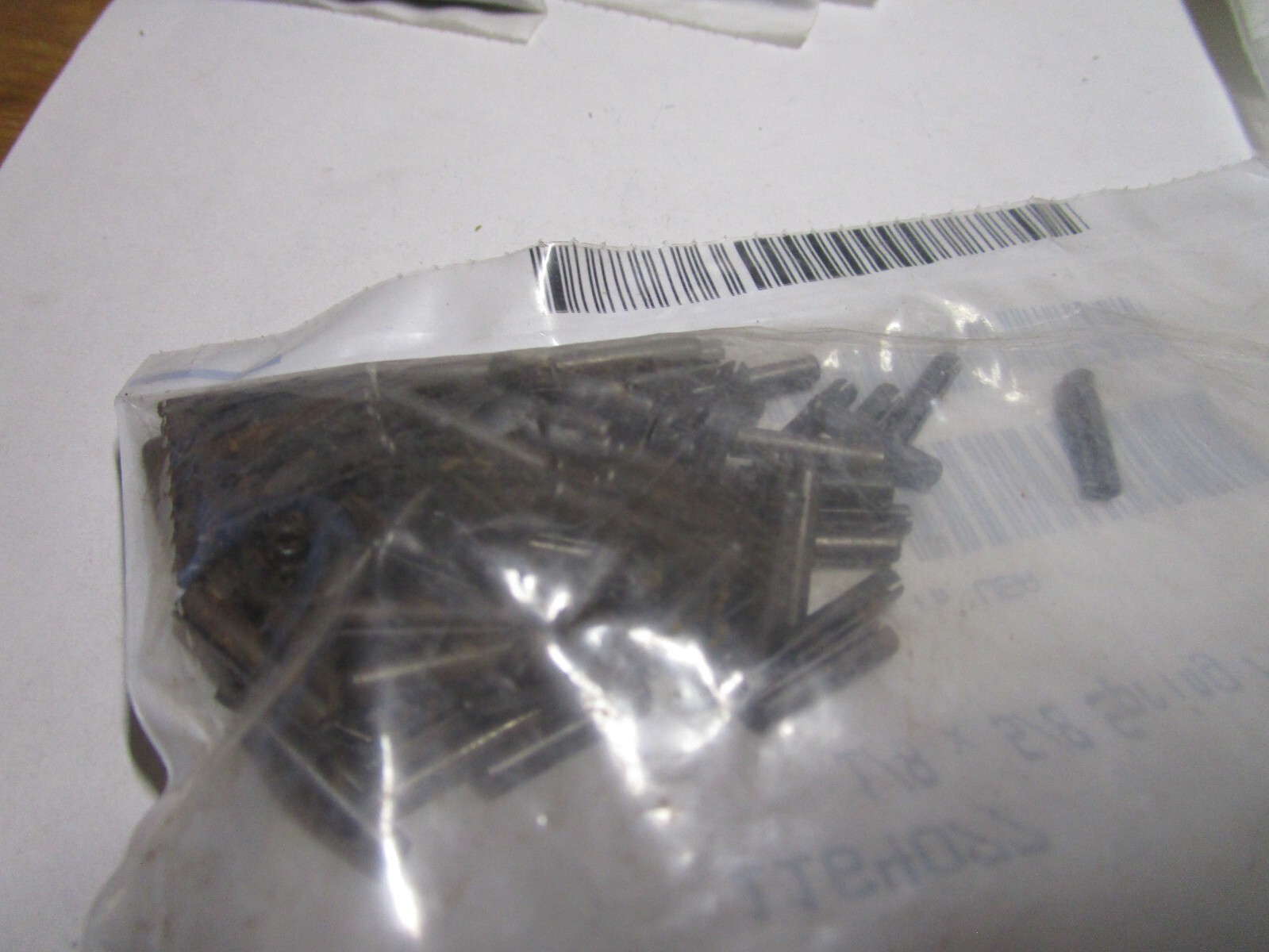 1/8" x 5/8" Plain Finish Steel Slotted Spring Pin QTY 100