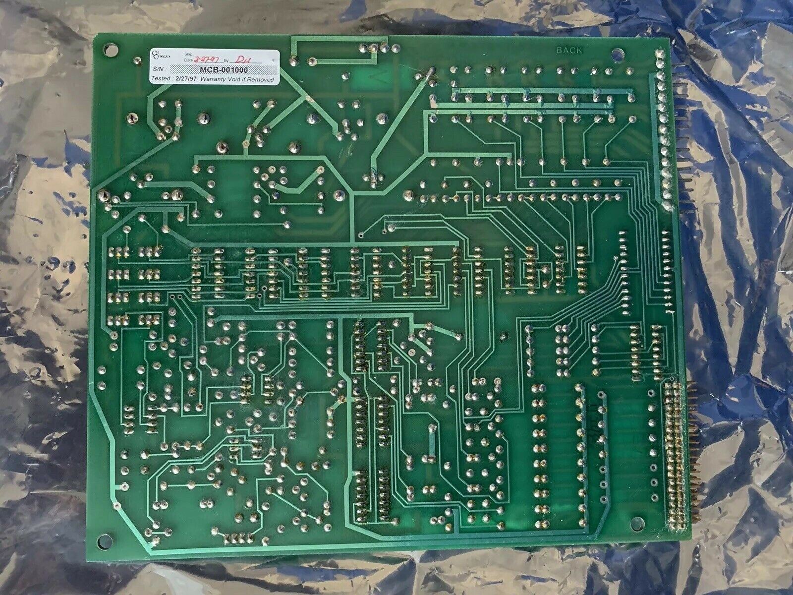 GET Control MCB-01 PCB Assy, Used