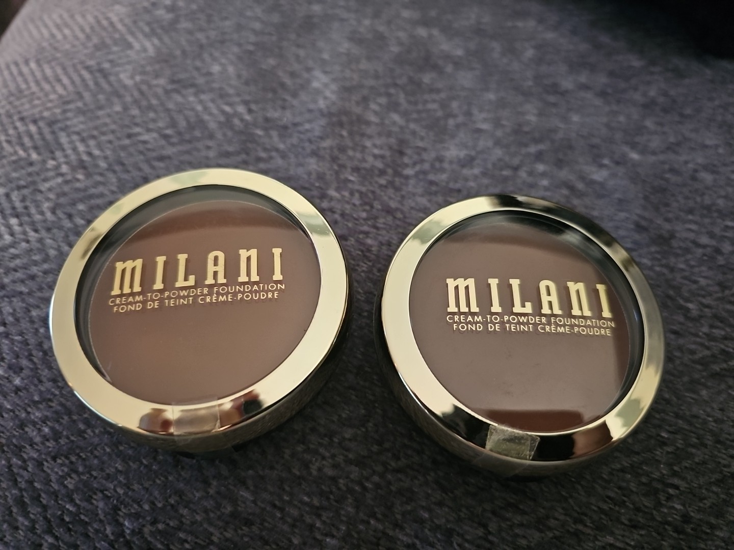 (2) Milani Cream-To-Powder Foundation Conceal + Perfect Finish-292 Caramel Brown