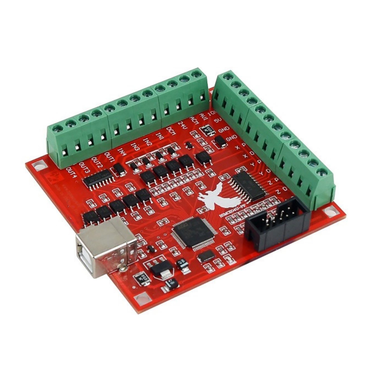 Plug&play CNC USB Breakout Board 4 Axis Interface Driver Controller For MACH 3