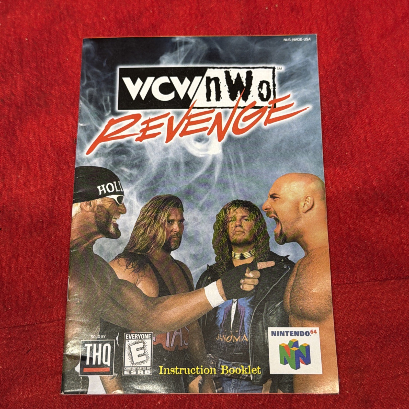 VINTAGE NINTENDO 64 WCW REVENGE INSTRUCTION BOOKLET  (h15)