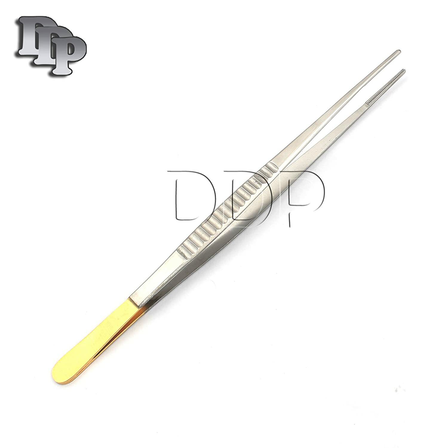 NEW GERMAN PACIVATED 1 DEBAKEY ARTERY ATRAUMATIC TISSUE FORCEPS GOLD HANDLE 6"