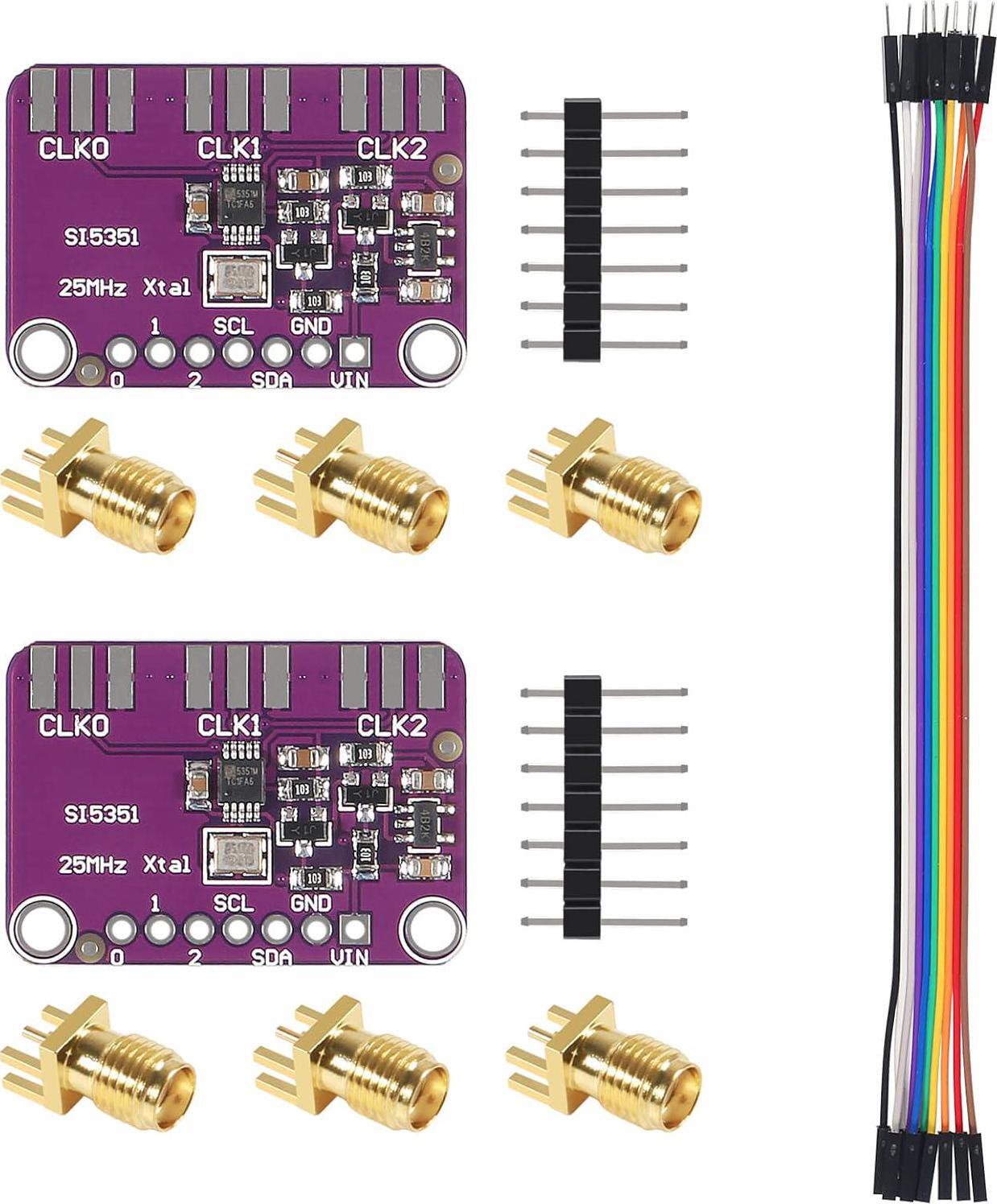 2Pcs Si5351 I2C IIC High Frequency Signal Generator DC 3V-5V CJMCU-5351 Si5351A