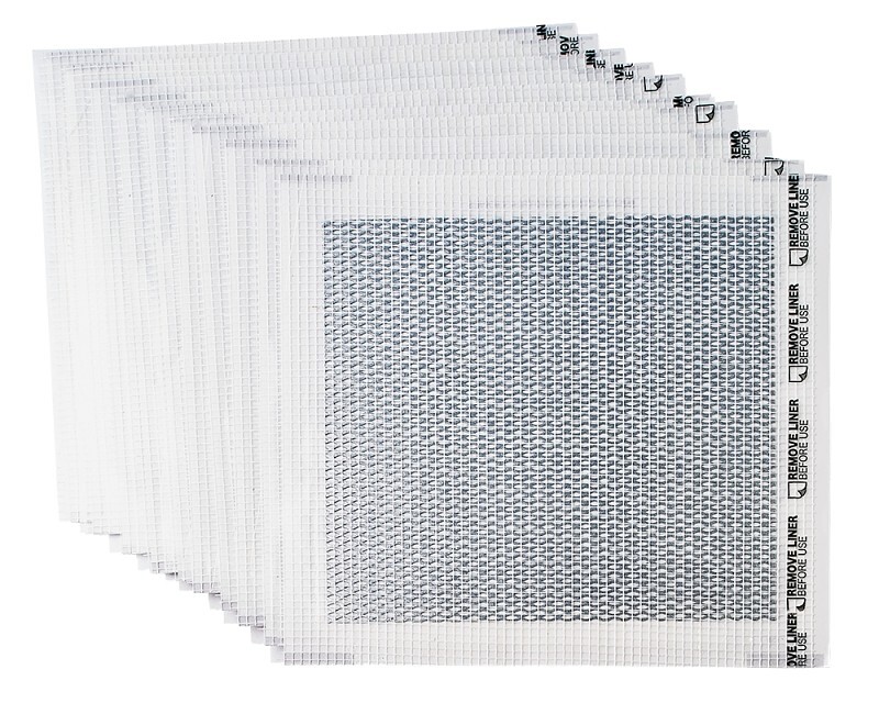 Toolpro TP4760 PK10 Drywall Repair Patches Self-Adhesive Fiberglass Mesh 6" x 6"