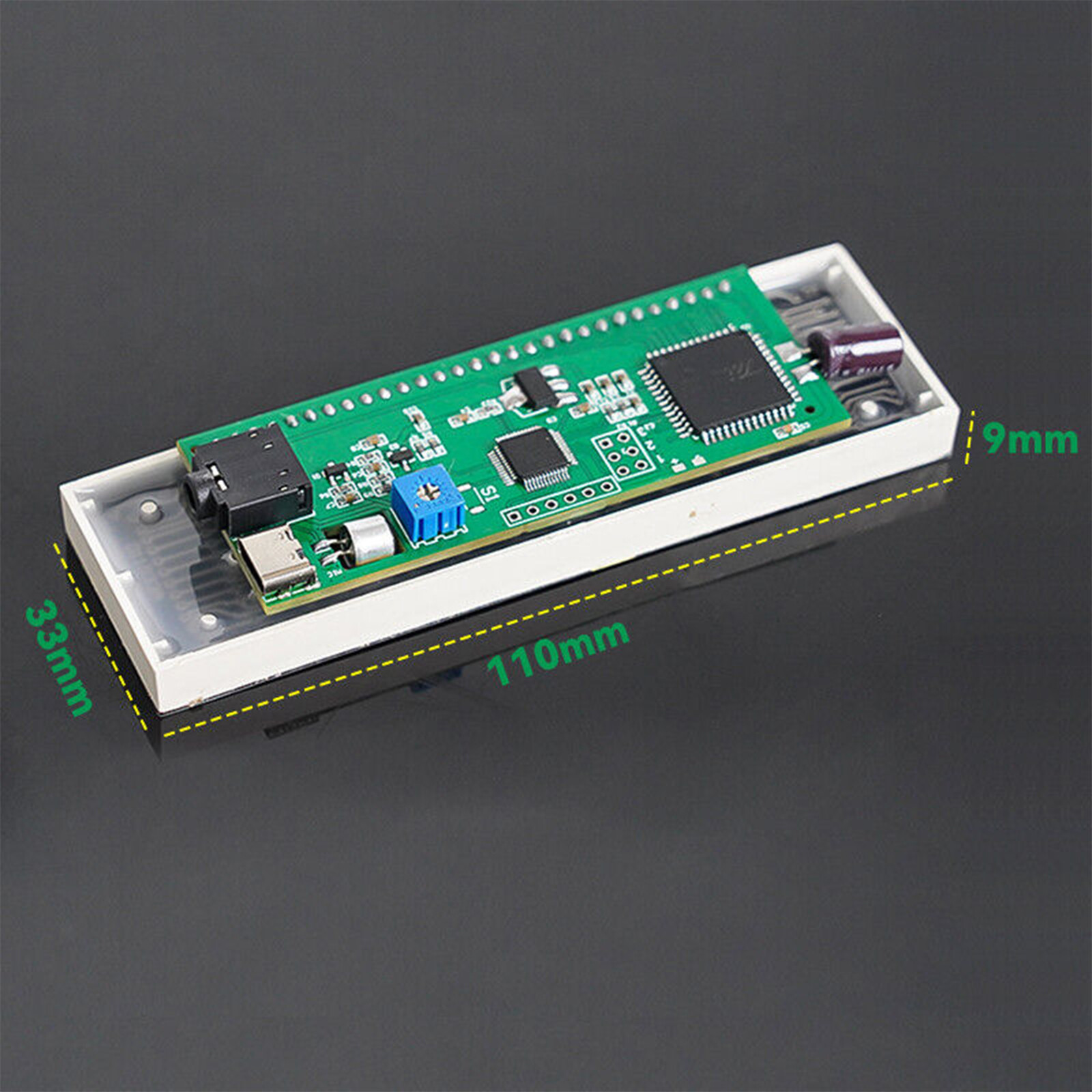 LED Sound-controlled Audio Level Indicator VU Meter 15-segment Spectrum Display