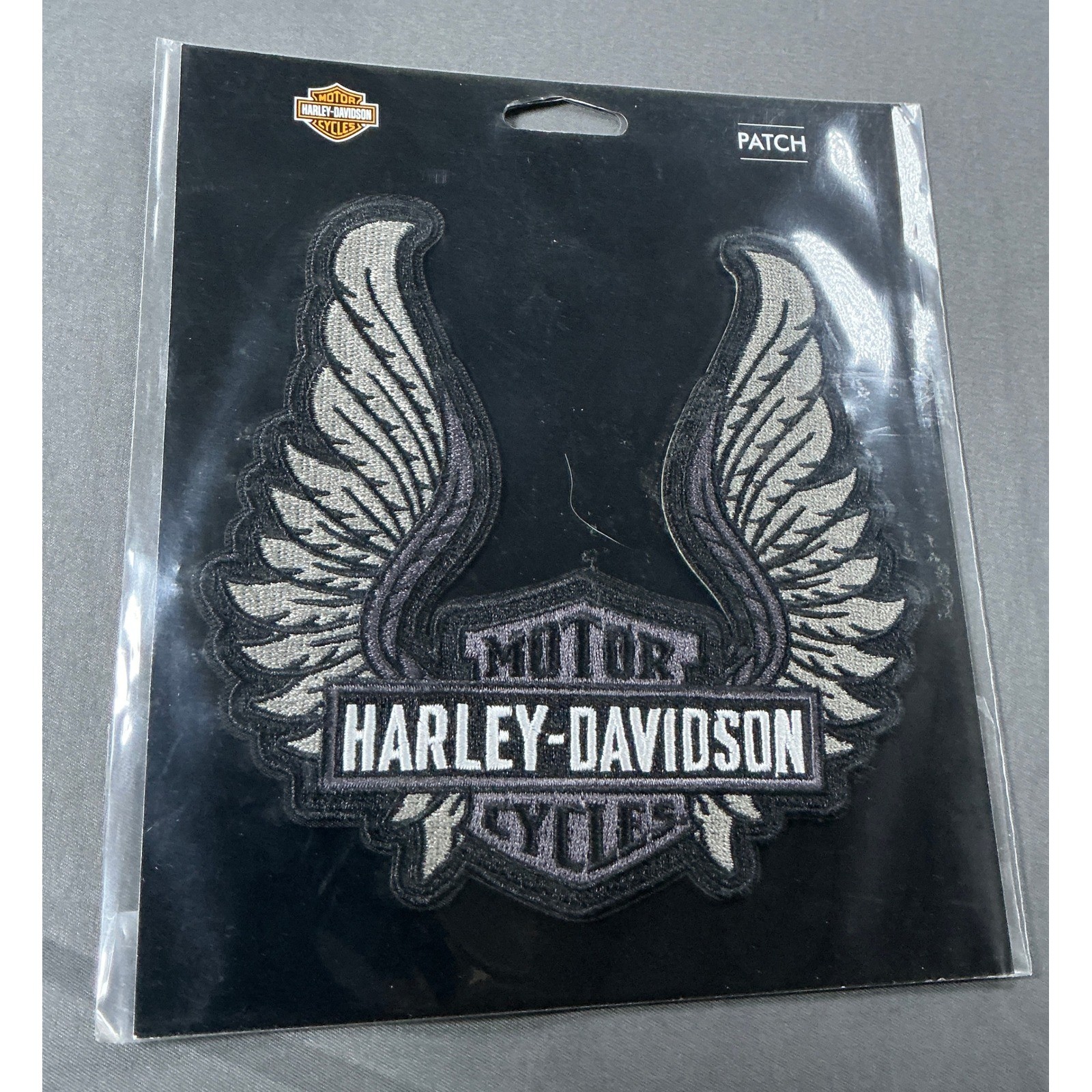 Harley-Davidson Winged Bar and Shield Embroidered Sew On Patch 5.5 inch 8012946
