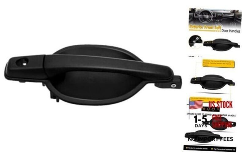 Door Handle Exterior Front Driver Left Side Replacement Fit 2004-2008 for