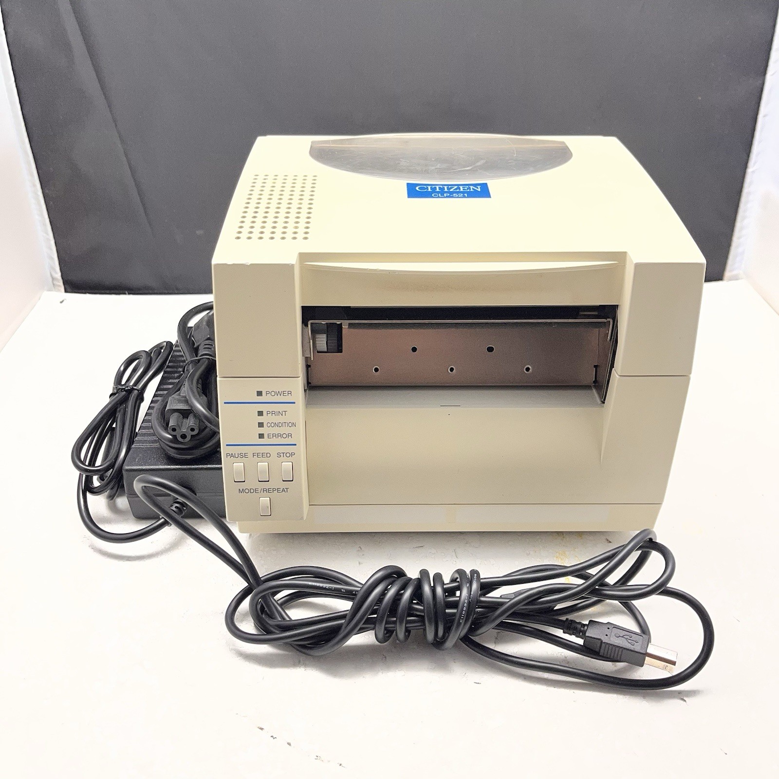 Citizen CLP-521 Direct Thermal Barcode Label Printer USB Ethernet E1