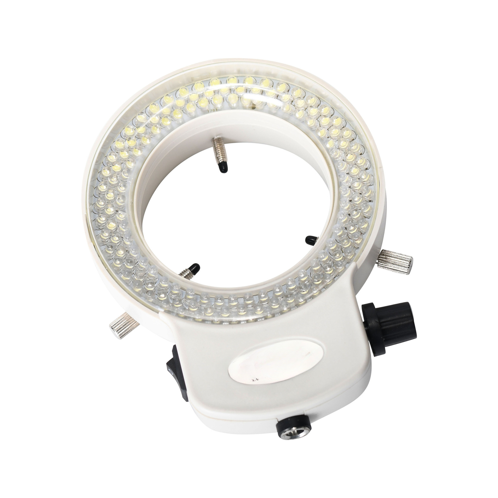 144LED Adjustable Ring Light Illuminator for Stereo Microscope Part US Plug
