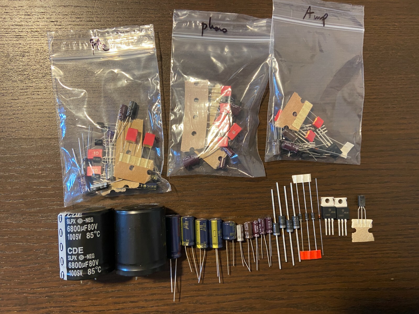 Pioneer SX-636 COMPLETE Rebuild Kit High-Quality Receiver Recap Caps Transistors