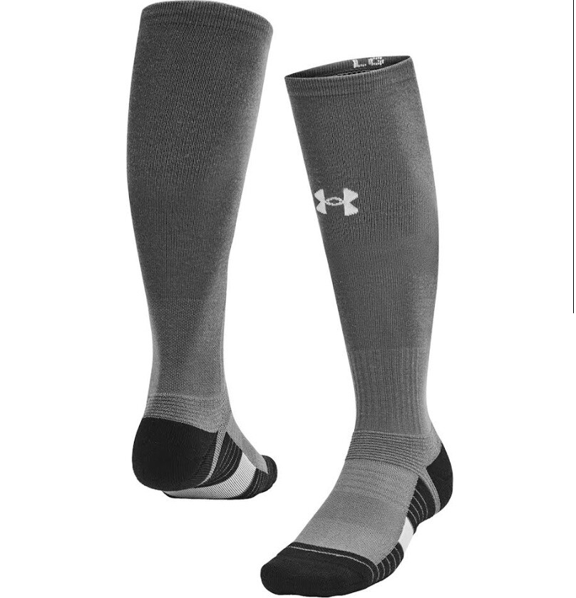 Under Armour UA Team Cushioned Over The Calf Baseball Football Socks 1386253