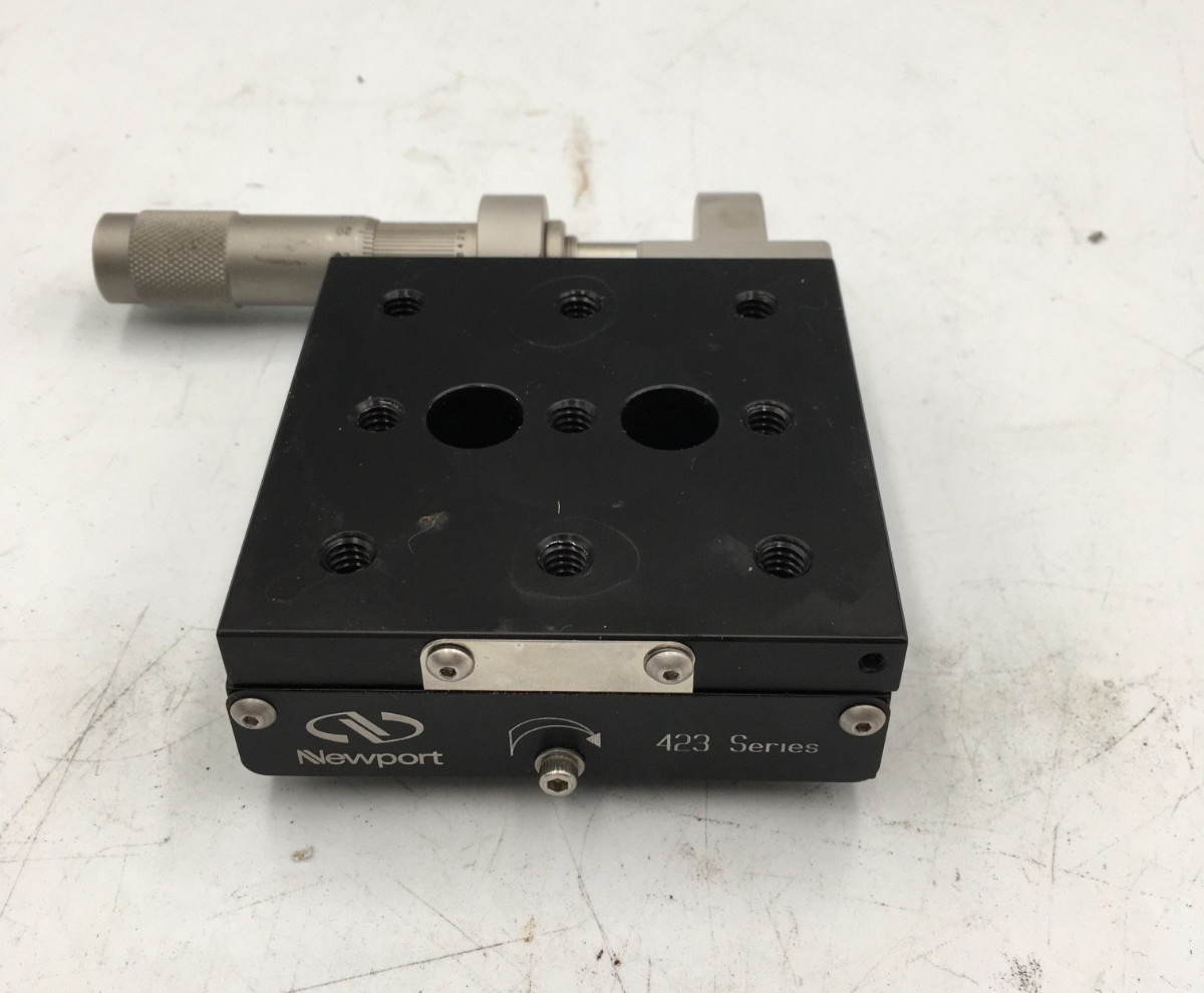 Newport 423 Series Linear Translation Stage With Micrometer Newport SM25 RS