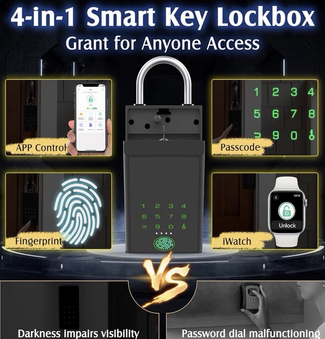 smart key lock box safe