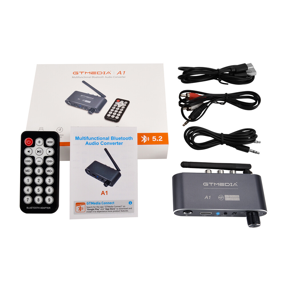 Wireless Bluetooth Transmitter & Receiver HiFi Stereo Coaxial AUX Audio Adapter