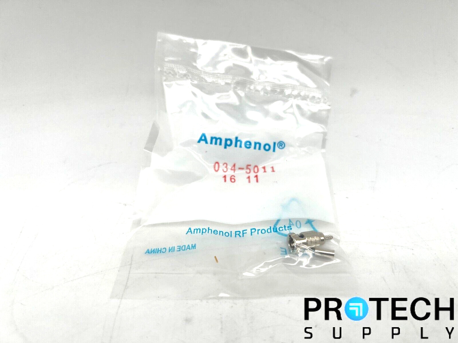 Amphenol BNC HD Connector Plug Male Pin 50 Ohms 034-5011 NEW with WARRANTY