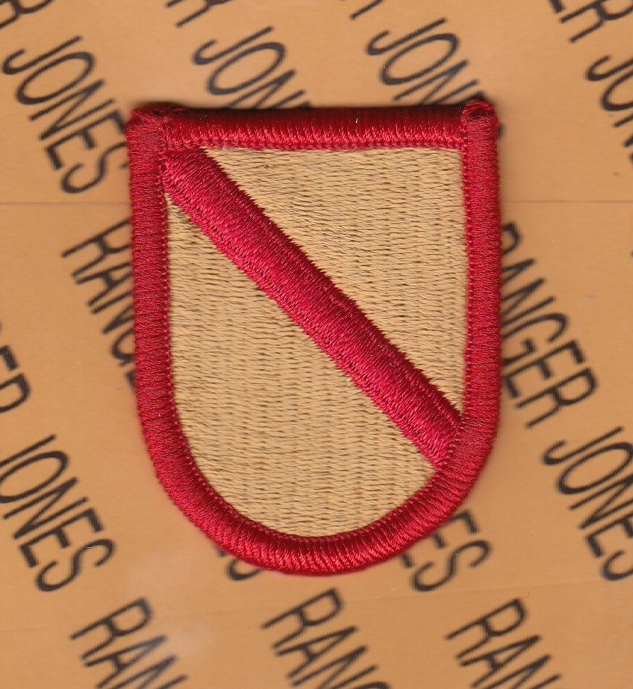 600th Quartermaster Co. QM Airborne beret flash patch m/e Type 2