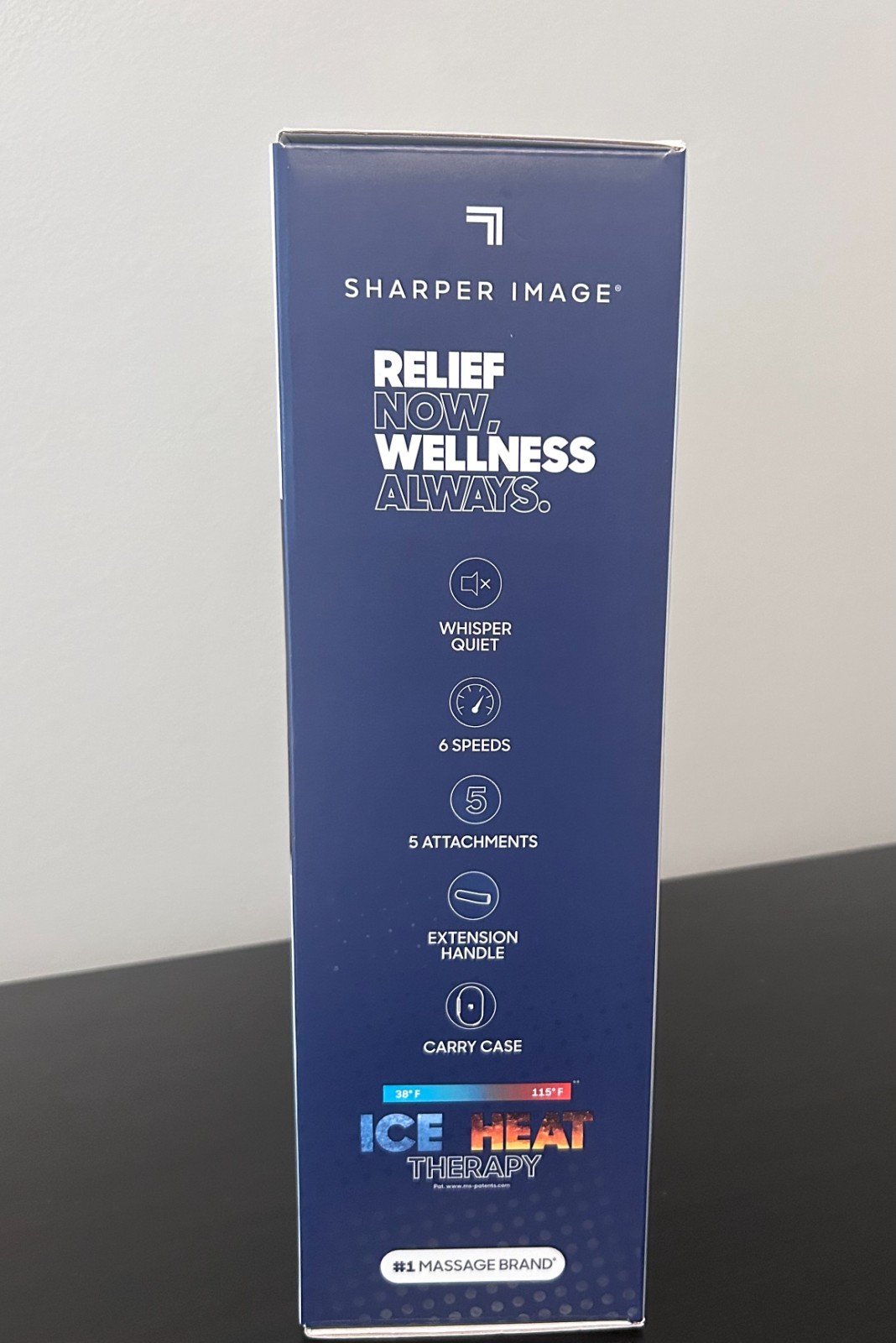 Sharper Image Power Percussion Hot & Cold Reach Percussion Massager*Open Box