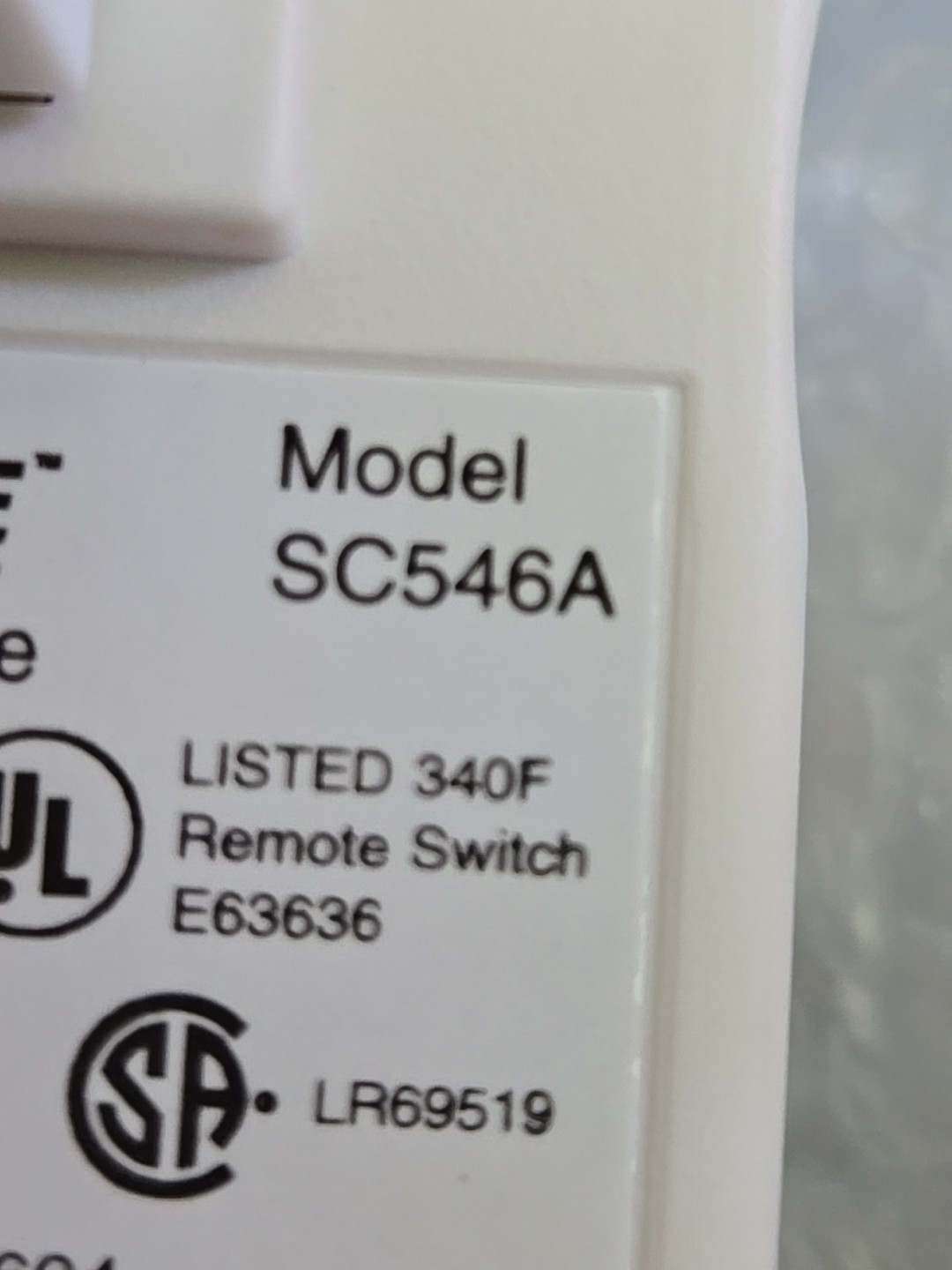 New X10 SC546A Plug-In Remote Chime Module