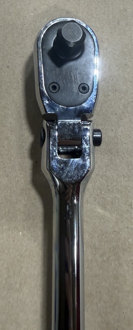 Cornwell Tools 1/2” Drive Locking Flex-Head Ratchet 120t w/ Handle CBRLF518HA