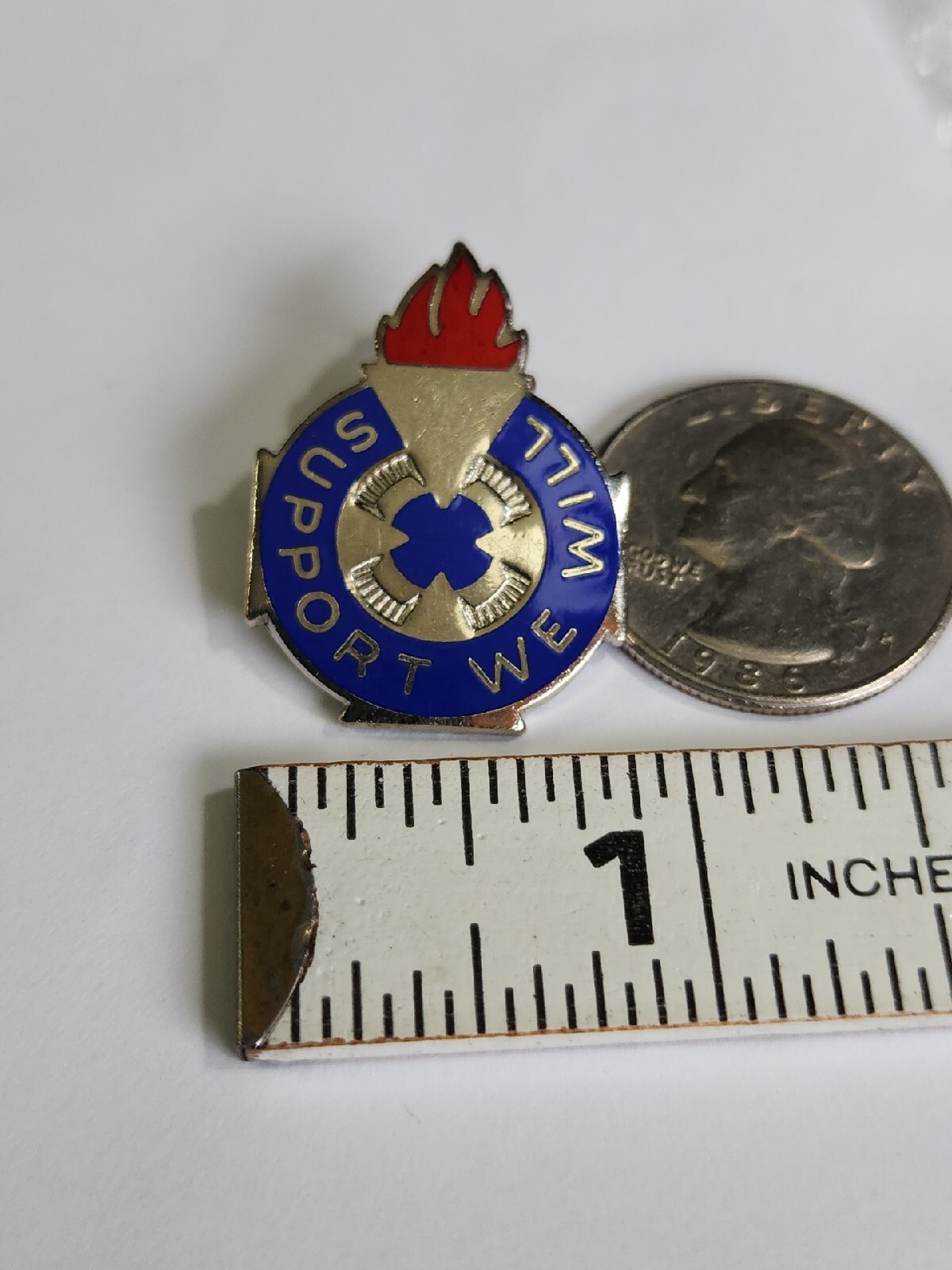 Support We Will Insignia Pin US Army 85th Infantry