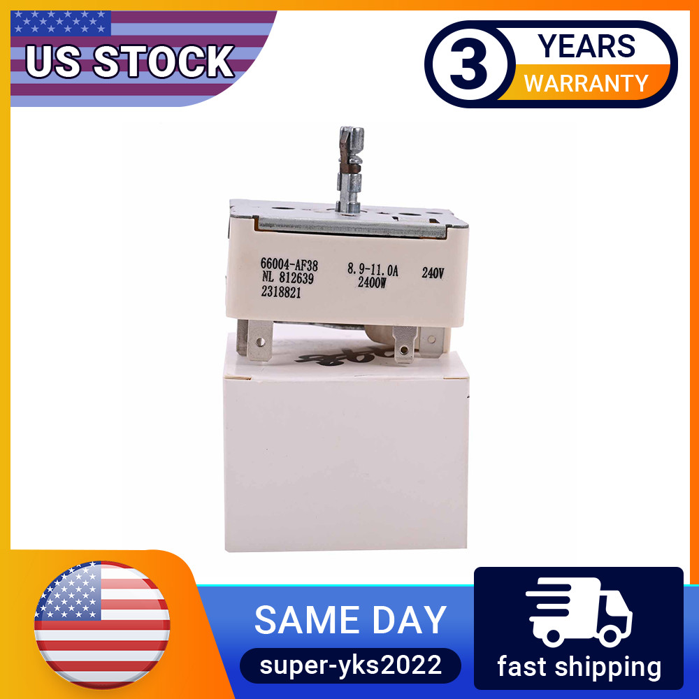 Range Burner Infinite Switch for Whirlpool WP3149400 AP6007666 PS11740783 NEW