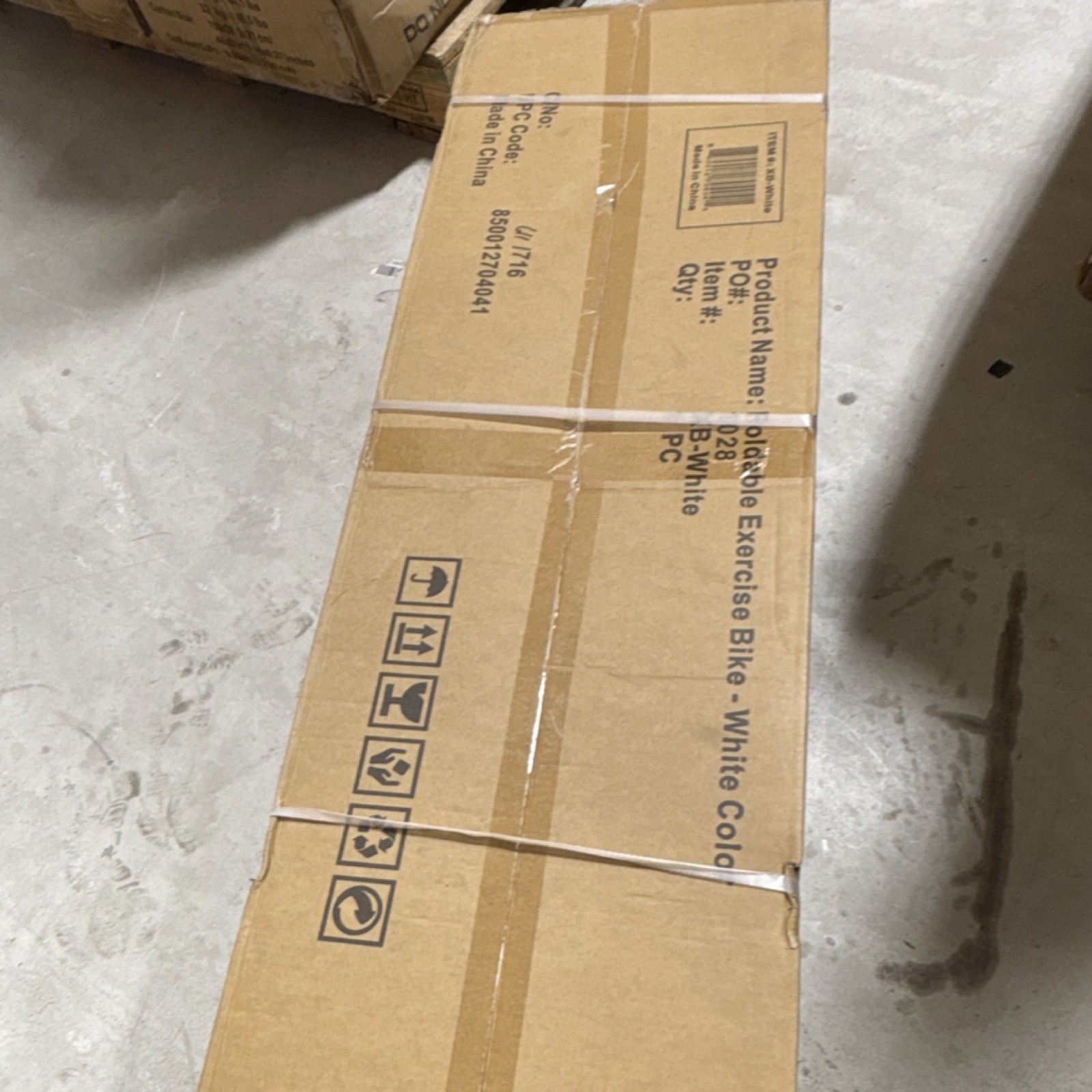 Lanos Foldable Exercise Bike XB-White, Brand New