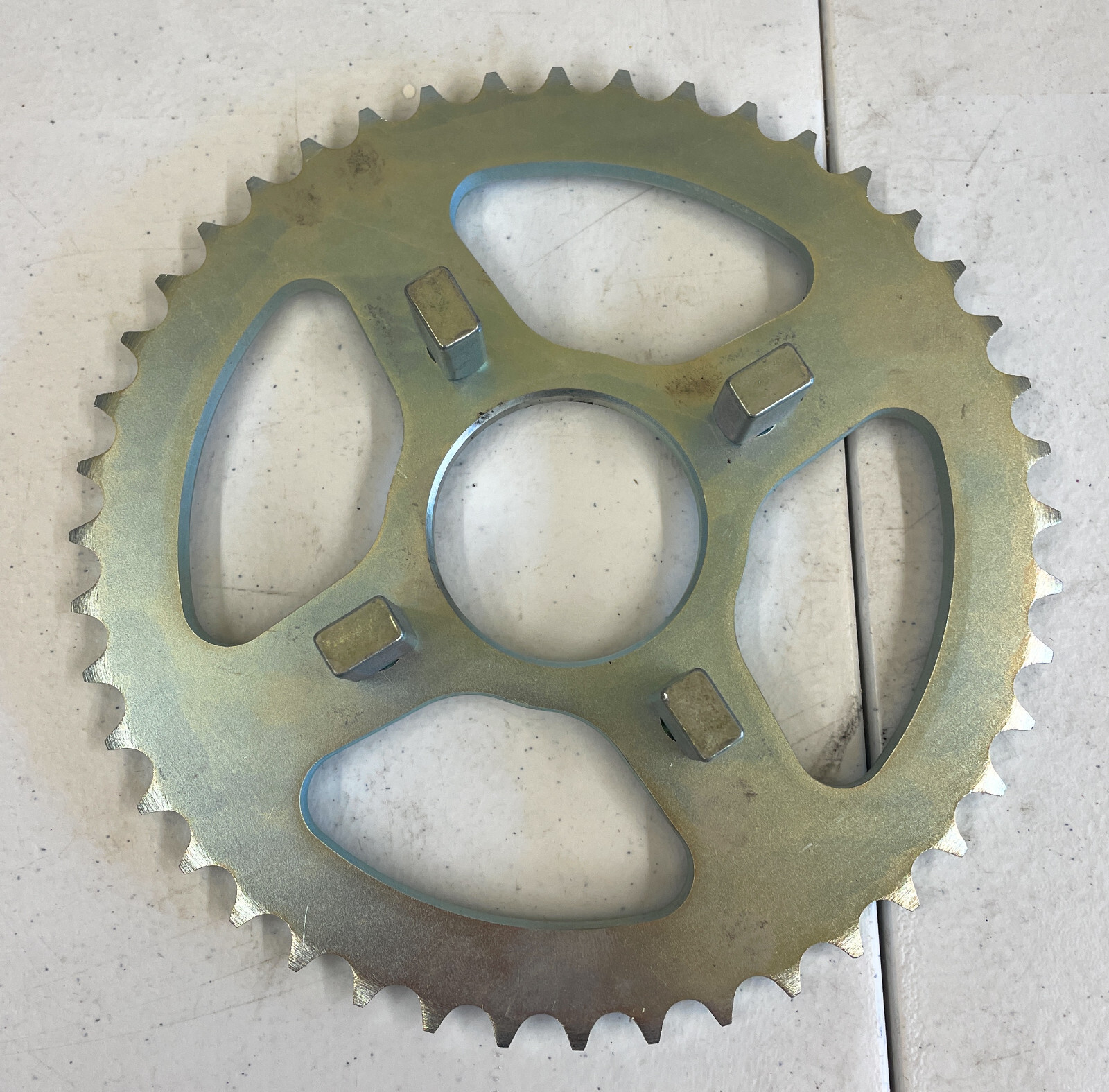 Sunstar Rear Steel Sprocket, 44T, Silver, 2-102244