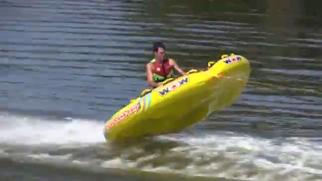 Wow Macho Combo 3P Towable Deck Tube Raft