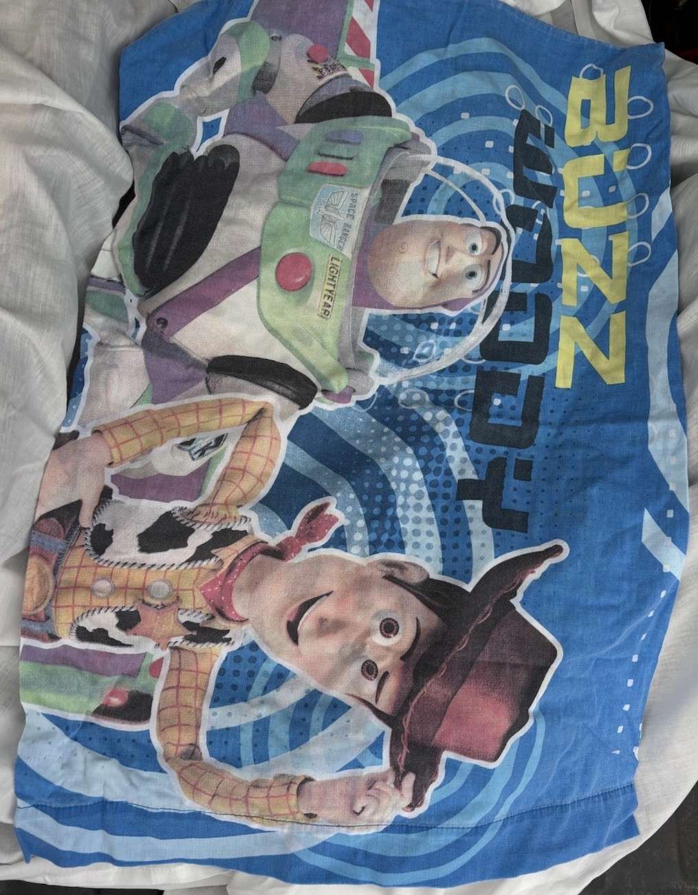 Disney Pixar Toy Story Standard Pillowcase Buzz Woody Rex Hamm Slinky