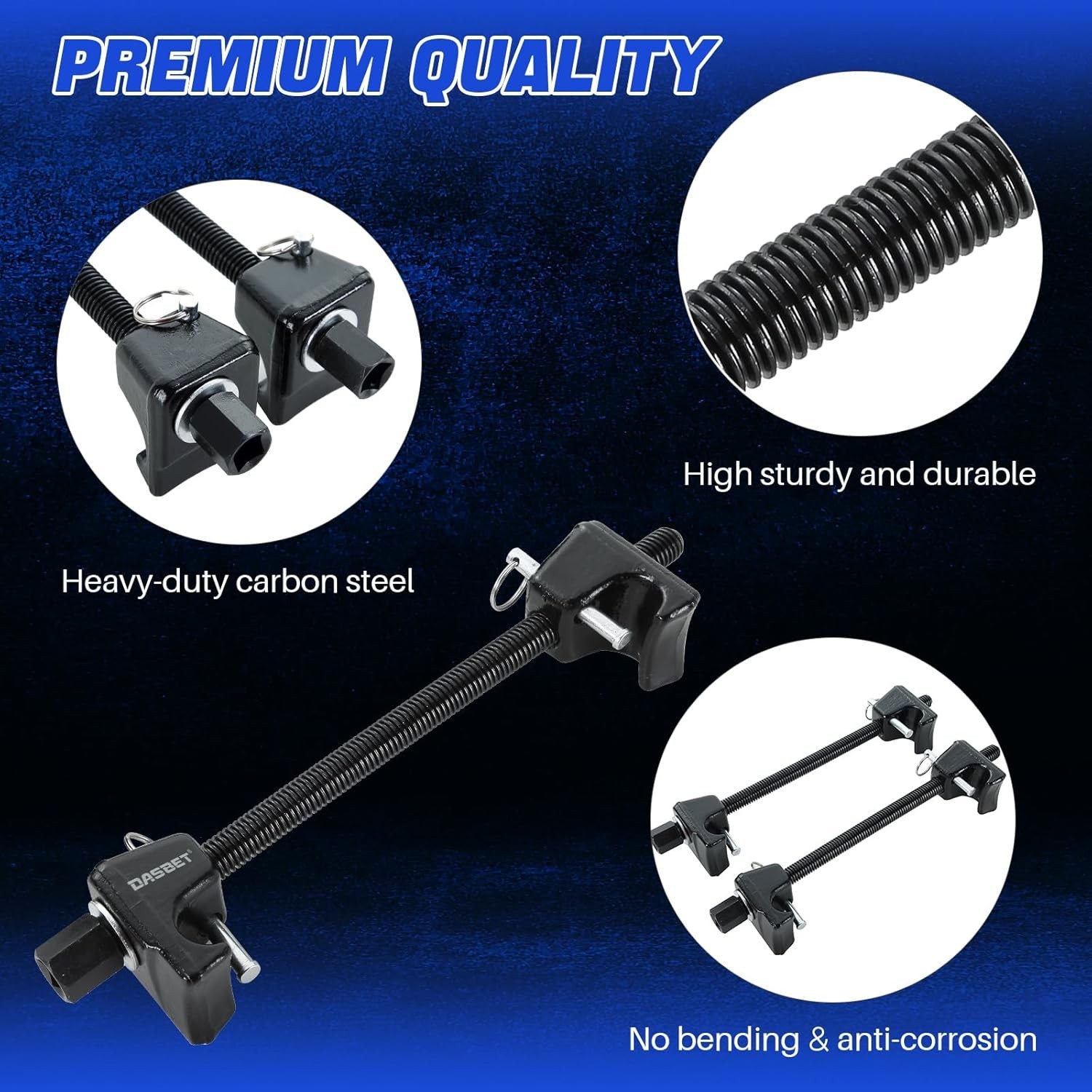 Coil Spring Compressor with Detent Pins Spring Compressor with 10.5in Range f...