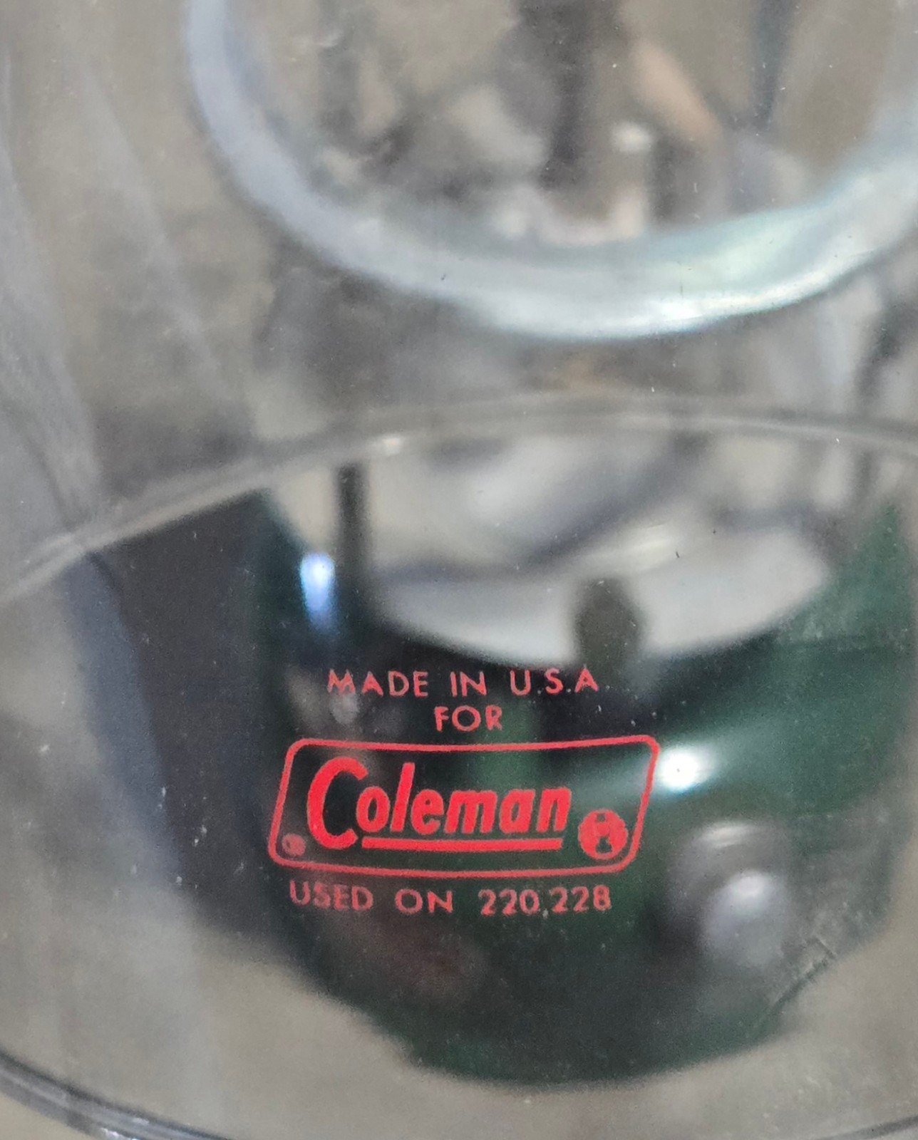 Coleman 1981 Lantern 220K Double Mantle Globe