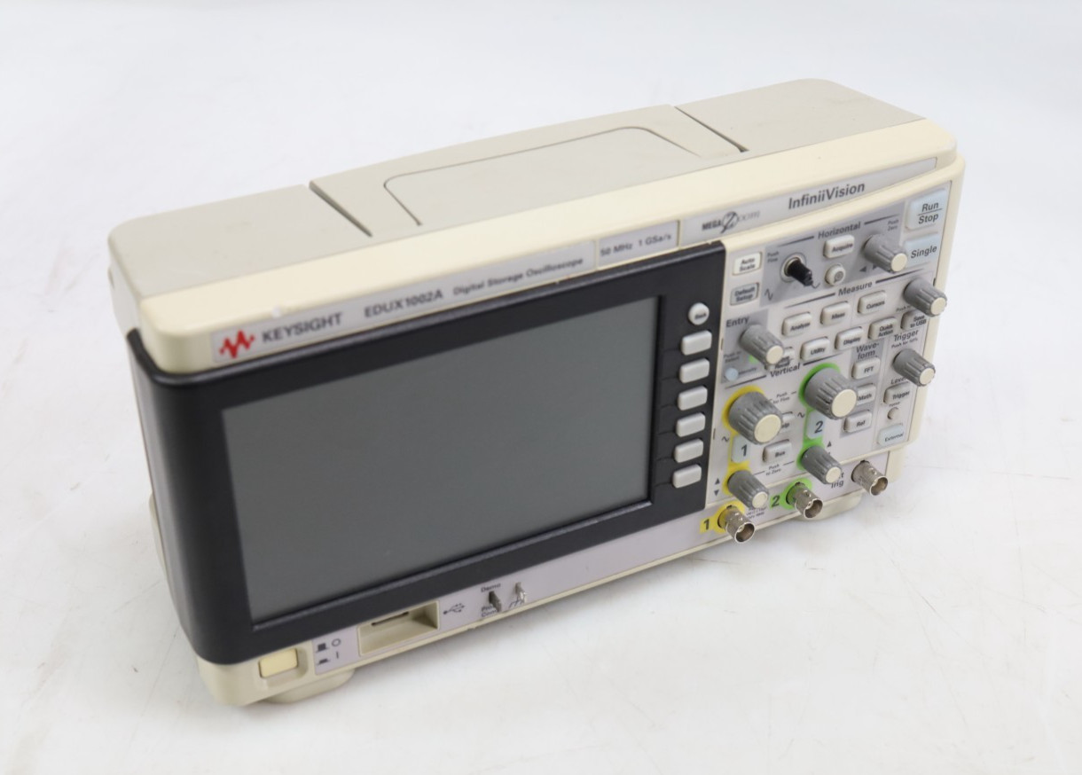 Keysight EDUX1002A 50MHZ 1GS/S 2-Channel Digital Storage Oscilloscope