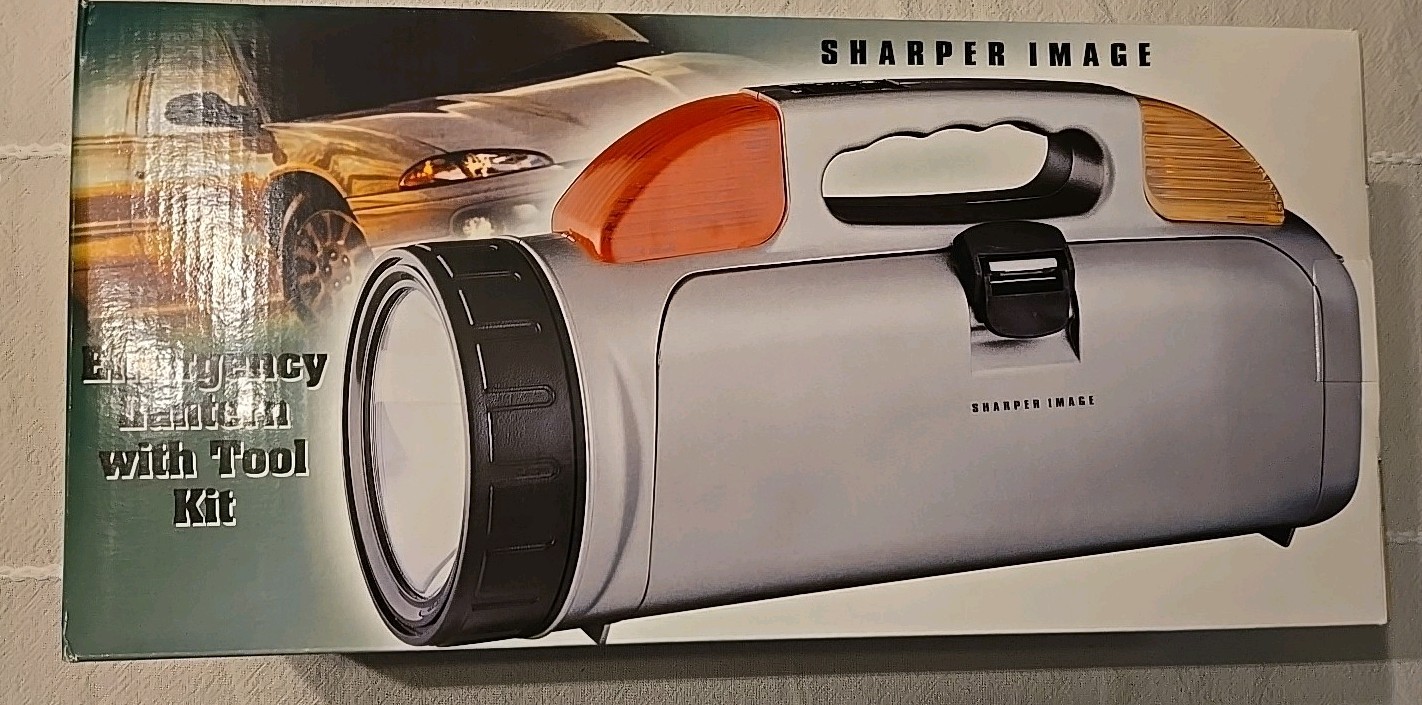 Sharper Image Emergency Lantern with Tool Kit Brand New