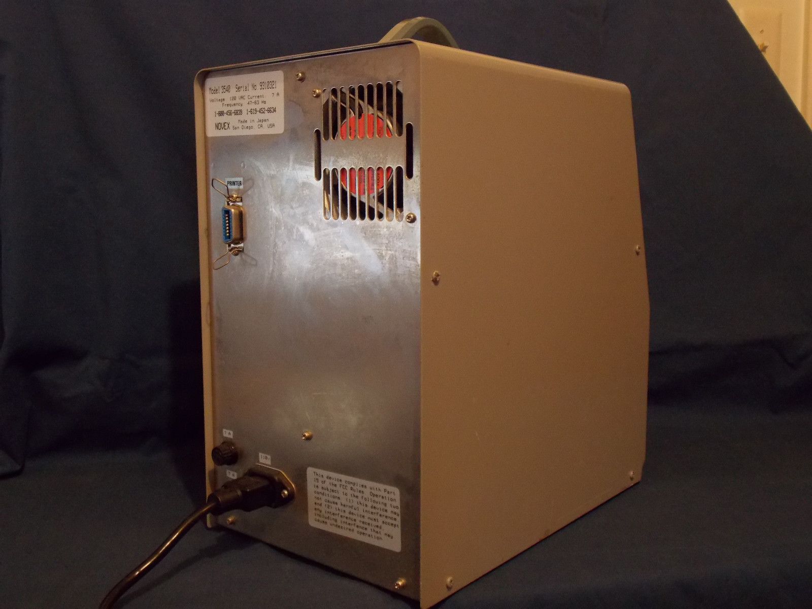 NOVEL EXPERIMENTAL TECHNOLOGY 3540 PROGRAMMABLE POWER SUPPLY