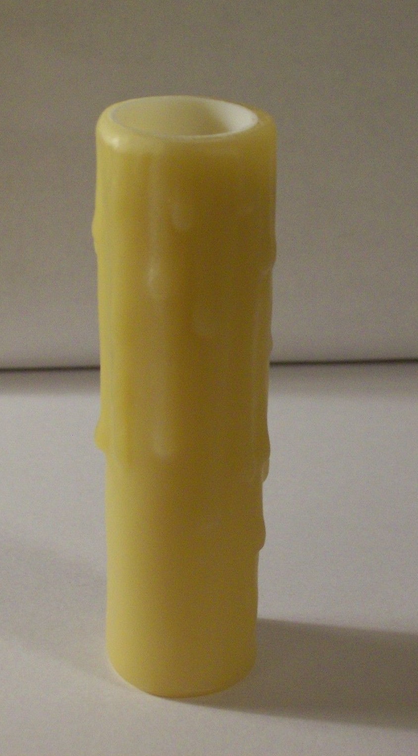 4" GOLD COLOR POLY RESIN CANDELABRA CANDLE COVER WITH DRIPS 7/8 I.D 19910GJ