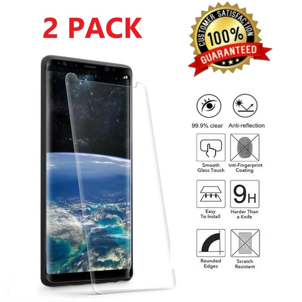 2x Tempered Glass Screen Protector For Samsung Galaxy S9 /Plus/S8 Plus Note 8 9