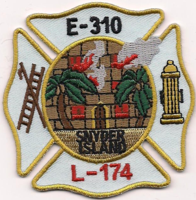 New York City Engine - 310 / L-174 "Snyder Island" (3" x 3") fire patch