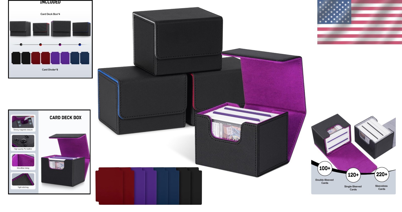 Leather Card Holder for MagicBlack